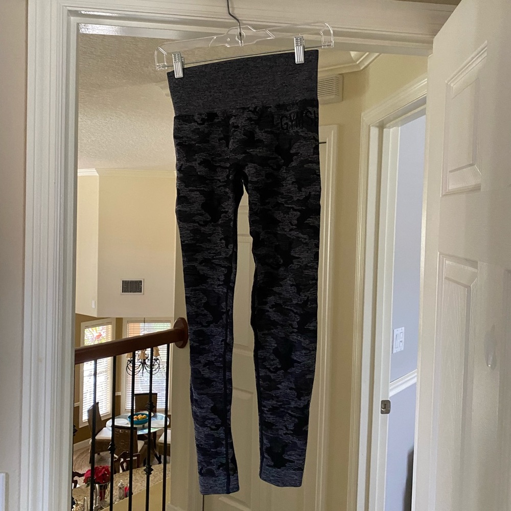Black camo gymshark seamless leggings